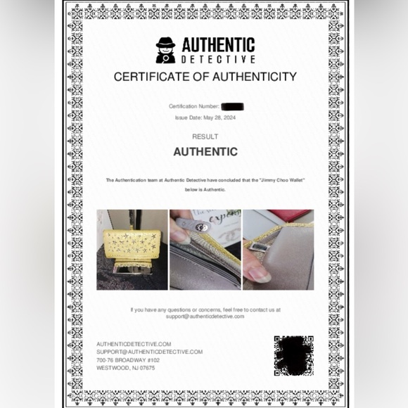 Jimmy Choo Star-Studded Metallic Pastel Yellow Long Flap Leather Wallet and COA - Picture 16 of 16